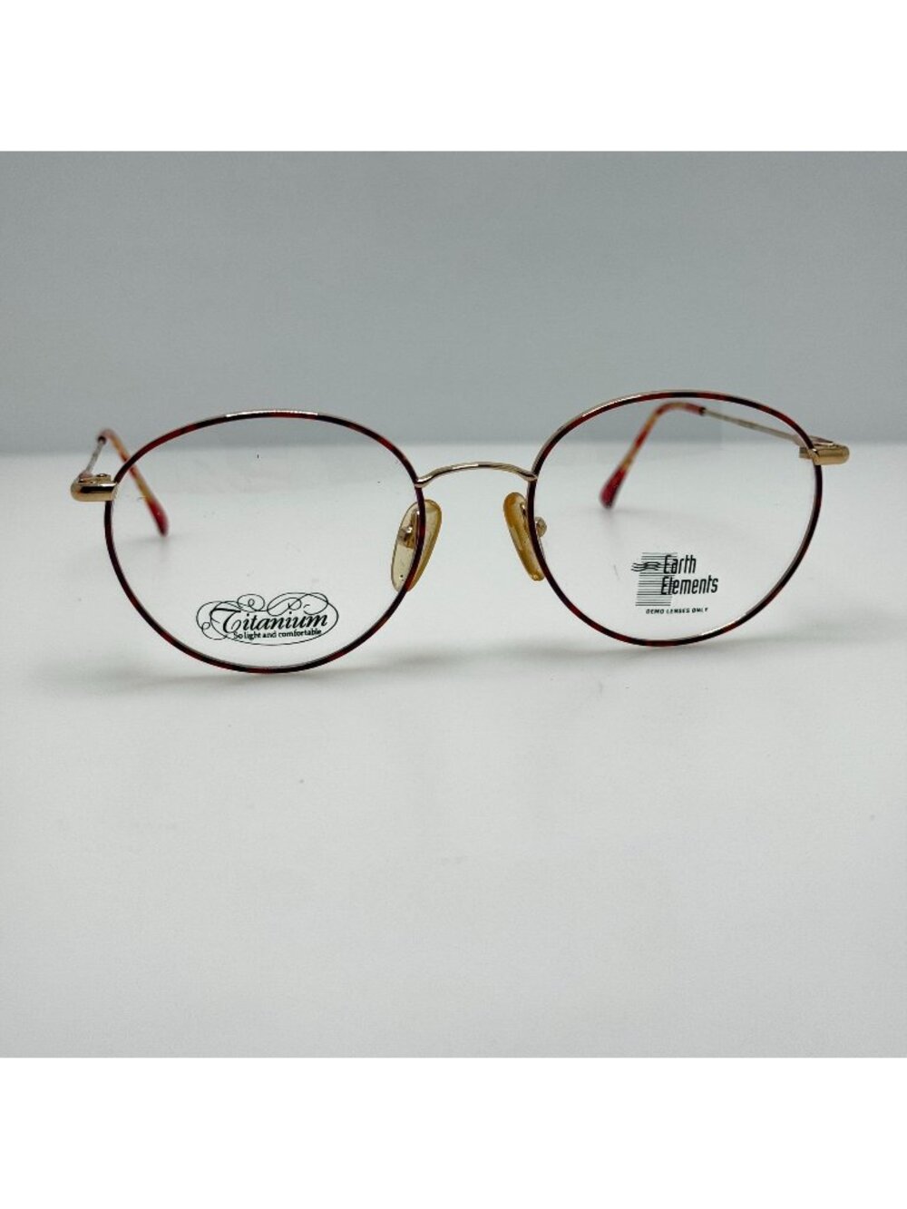 Earth Elements TW 10 LAV Titanium Eye Glasses Eyeglasses Frames Japan 52-19-140